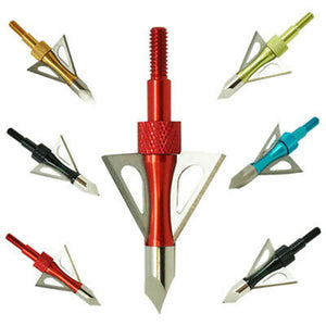 Light Gray Fishing Arrow Broadhead 100/ 125/ 200 Grains HOOYI
