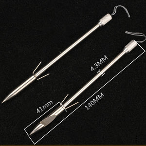 Black Stainless Steel Fishing Dart for Slingshot Shooting MARKSMAN