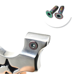 Gray High Quality Color Screw for Stainless Steel Slingshot Head Rubber Band Binding Slingshot Accessories INDIAN SLINGSHOT