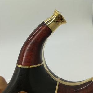 Gray Solid Red Sandalwood Powerful Recurve Slingshot MARKSMAN