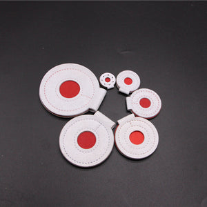 Dark Slate Gray Slingshot Leather Target from 2cm-7cm With Three-Layer Thickening White Red Bull's-eye INDIAN SLINGSHOT