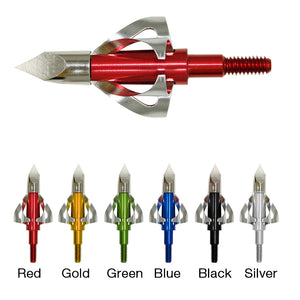 Dark Gray Fishing Arrow Broadhead 100/ 125/ 200 Grains HOOYI