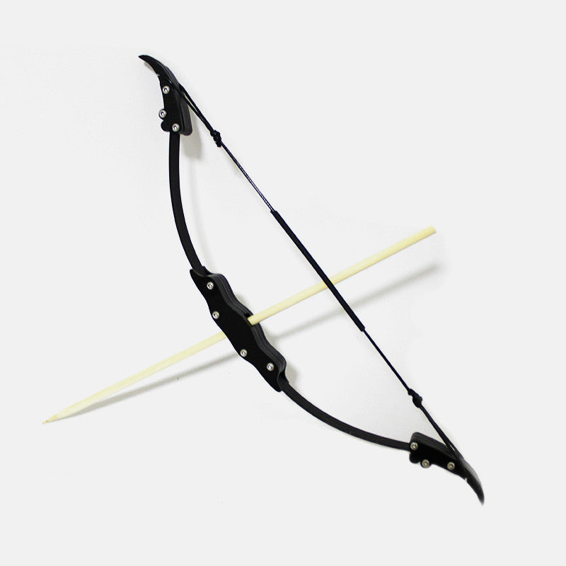 White Smoke Creative Kids Mini Recurve Bow High Quality Stainless Steel Creative and Wild Archery Powerful Outdoor Sports Arrow Wooden SLINGSTER