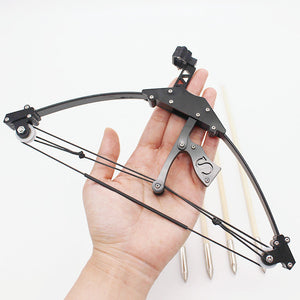 Beige New Mini Bow Slingshot Stainless Steel Bow Short Axis Triangle Bow Archery Powerful Creative Outdoor Sports Archery Toy for Kids INDIAN SLINGSHOT