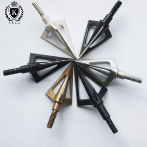 Light Gray HA-3B-C002 Three Sided Blades Arrow Broadhead INDIAN SLINGSHOT
