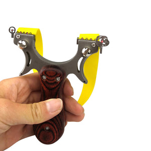 Sienna Multi Sight Wooden Handle Stainless Steel Slingshot INDIAN SLINGSHOT
