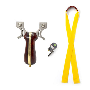 Dark Slate Gray Professional Premium Aiming Wood and Stainless Steel Slingshot Outdoor Shooting MARKSMAN