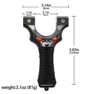Dark Slate Gray Black Monster Light And Portable Resin Slingshot INDIAN SLINGSHOT