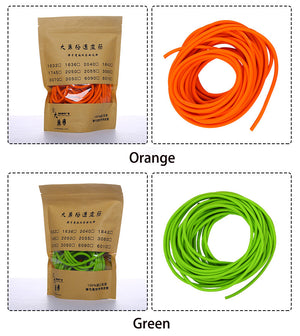 Dark Goldenrod 1 Meter Slingshot Rubber Tube Band | Diameters of 1632 / 2040 / 1842 / 1745 / 2050 / 3060 / 6090 / 2055/ 1636 Latex Tube Round Rubber Band Slingshot Accessories INDIAN SLINGSHOT