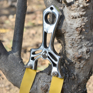 Dim Gray Alien Powerful Stainless Steel Slingshot MARKSMAN