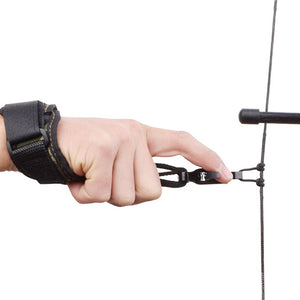 Dark Slate Gray Archery Caliper Release Aid Compound Bow Strap Shooting Pro Arrow Wristband Archery Bow Release Aid INDIAN SLINGSHOT