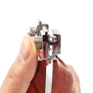 Tan Red Imitation Wood Grain Alloy Slingshot Portable Outdoor Shooting Toy INDIAN SLINGSHOT