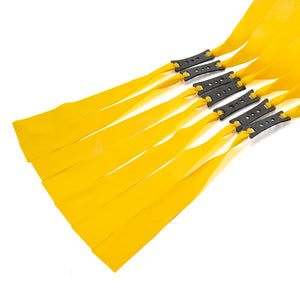 Gold Large bow head 0.80mm/1.0mm 3.7cm wide flat rubber band for long rod slingshot catapult INDIAN SLINGSHOT