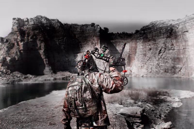 Dark Slate Gray Junxing M109E Compound Bow Junxing Archery Both Use Steel Ammo Ball And Arrow For Shooting JUNXING