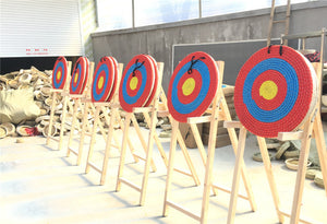 Antique White Grass Made Archery Target, Outdoor Archery Grass Target Arrow Darts Targets Props Sports Bow Hunting Shooting Accessories INDIAN SLINGSHOT