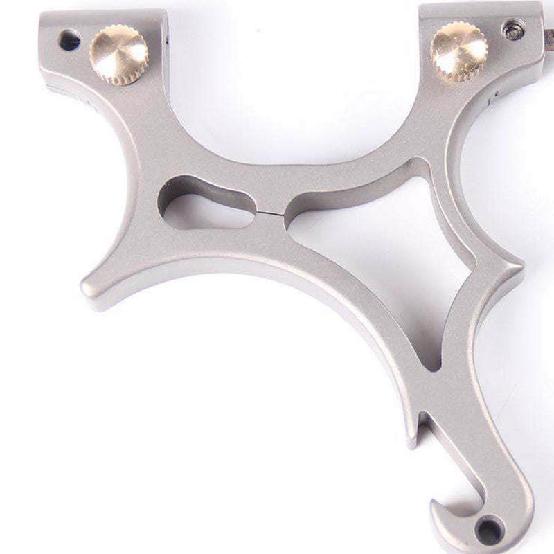 Light Gray New High Precision Mini Portable Pocket Slingshot Stainless Steel | Titanium Alloy Catapult MARKSMAN