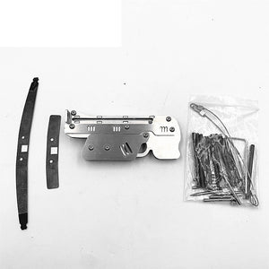 White Smoke Mini Pistol Crossbow Outdoor Elastic Shooting with Arrows INDIAN SLINGSHOT