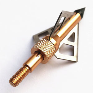 White Smoke Broadhead 100 grains Screw Archery Arrow Tips INDIAN SLINGSHOT