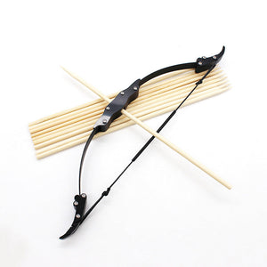 White Smoke Creative Kids Mini Recurve Bow High Quality Stainless Steel Creative and Wild Archery Powerful Outdoor Sports Arrow Wooden SLINGSTER