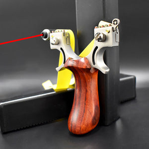 Dark Slate Gray New Wood Handle With Infrared Sight Slingshot MARKSMAN