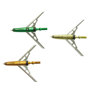 Dark Sea Green Fishing Arrow Broadhead 100/ 125/ 200 Grains HOOYI