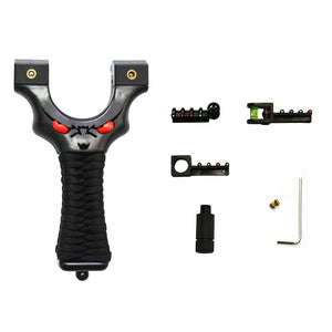 Dark Slate Gray Black Monster Light And Portable Resin Slingshot INDIAN SLINGSHOT