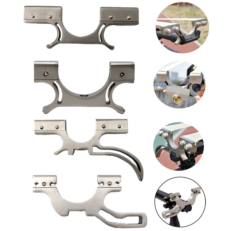 Rosy Brown Slingshot Long Rod Metal Head MARKSMAN