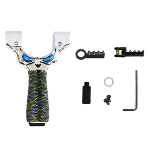 Light Gray Resin Monster Slingshot Outdoor Shooting Slingshot with Rubber Band INDIAN SLINGSHOT