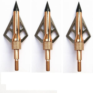 Dark Olive Green Broadhead 100 grains Screw Archery Arrow Tips INDIAN SLINGSHOT