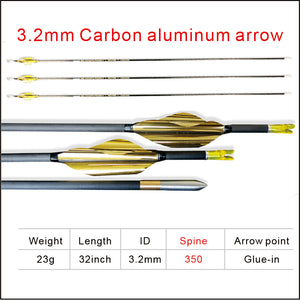 Dark Slate Gray Carbon Fiber Fishing Shooting arrows Target Shooting Arrows MARKSMAN