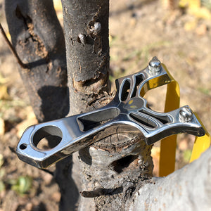 Rosy Brown Alien Powerful Stainless Steel Slingshot MARKSMAN