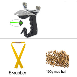 Gray Upgraded Bow Head Shooting Fish Slingshot Package INDIAN SLINGSHOT