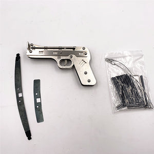 Light Gray Mini Pistol Crossbow Outdoor Elastic Shooting with Arrows INDIAN SLINGSHOT