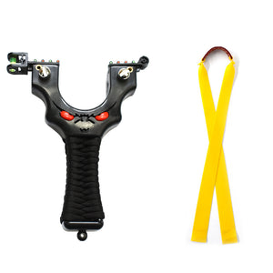 Light Goldenrod Black Monster Light And Portable Resin Slingshot INDIAN SLINGSHOT