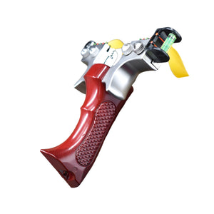 Dim Gray New Strong Anti-Slip Design Double Screw Resin Slingshot For Outdoor Target Shooting Catapult MARKSMAN