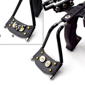 Light Gray Professional Instructor Slingbow with Wrist and Infrared Sight Adult Fishing Slingshot Set INDIAN SLINGSHOT