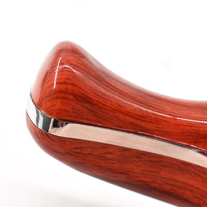 Brown Red Imitation Wood Grain Alloy Slingshot Portable Outdoor Shooting Toy INDIAN SLINGSHOT