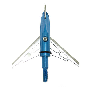 Steel Blue Rage Slipcam X-treme Extreme Mechanical 100 Grain 2.3" Cut Broadhead MARKSMAN
