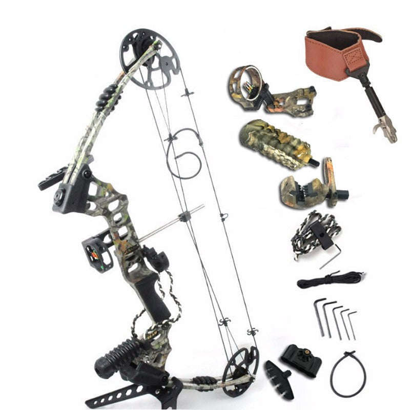 Gray Junxing M120 Dream Compound Bow Right Hand | Weight 20-70 lbs | 320fps INDIAN SLINGSHOT