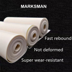 Light Gray Marksman Anti Freeze Flat Rubber Band 1 Meter Roll White Slingshot Catapult Latex INDIAN SLINGSHOT