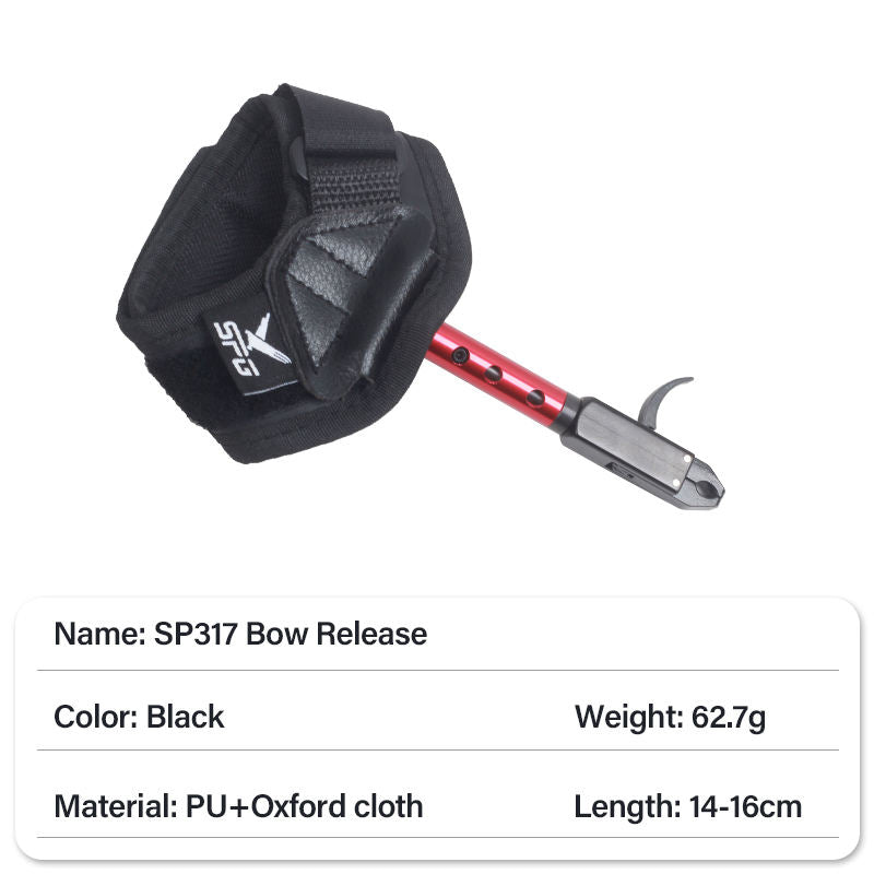 Dark Slate Gray SPG Bow Release Archery Compound Bows Accessories Set Professional Shooting Adjustable Wrist Triggers Grip Clamp D-Loop Caliper INDIAN SLINGSHOT