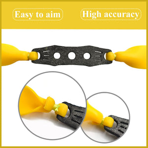 Goldenrod 17CM Length Short Pull Rubber Band 0.55MM-1.0mm Thickness High Quality Slingshot Catapult Accessories and Replacement Flat Bands - 1 Piece INDIAN SLINGSHOT