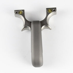 Lavender Adult Outdoor Stainless Steel Aluminum Slingshot High Precision CNC Flat Rubber Band Stingling Competitive Catapult Slingshot