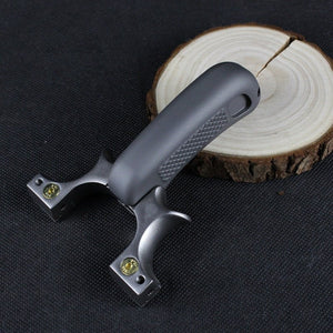 Dark Slate Gray Black Startling High Quality Stainless Steel Slingshot MARKSMAN