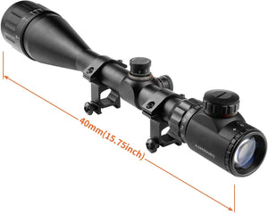 Dark Slate Gray 6-24x50 AOEG Optic Sight Illuminated Scope MARKSMAN