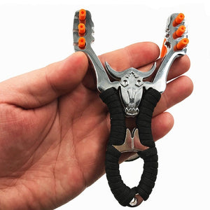 Sienna Big power metal outdoor slingshot high precision strong precision traditional card ball bow Target Shooting Rubber band slingshot