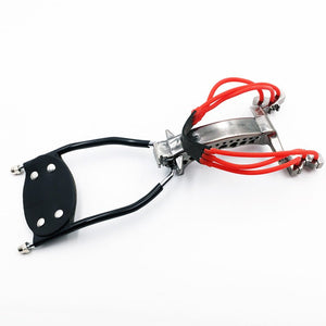 Dark Slate Gray Big Power New Slingshot Outdoor Target Shooting Using a Foldable Slingshot With a Wrist Rest With Rubber Band Sling Shot Catapult