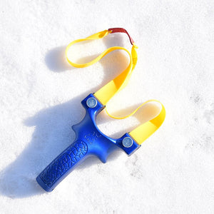 White Smoke Blue resin outdoor hunting slingshot durable portable shooting sling shot