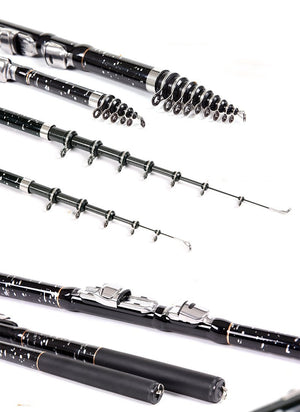 Dark Slate Gray Carbon Mini Rock Fishing Rod Sea Fishing Rod Luya Rod INDIAN SLINGSHOT