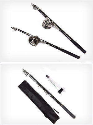 Dark Slate Gray Carbon Mini Rock Fishing Rod Sea Fishing Rod Luya Rod INDIAN SLINGSHOT